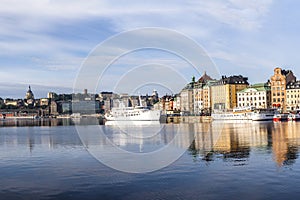 Stockholm daylight skyline panorama