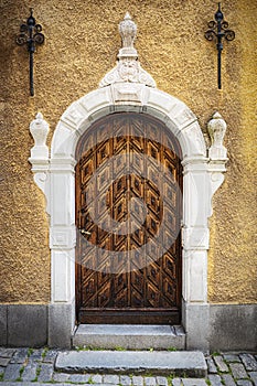 Stockholm Gamla Stan Wooden Door