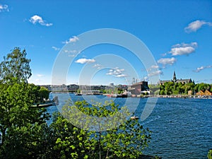 Stockholm harbour and Baltic Sea