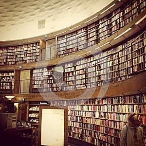 Stockholm library round