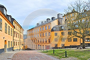 Stockholm. Old streets in Sodermalm photo