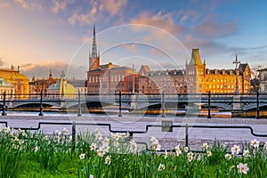 Stockholm old town city skyline, cityscape of Sweden