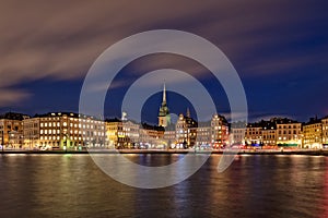 Stockholm Old Town at Night