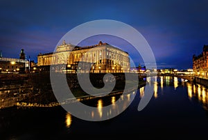 Stockholm Opera and City Hall at Night