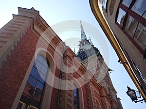 Stockholm is a beautiful northern capital. Gamlastan photo