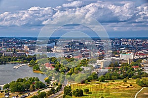 Stockholm Sweden - aerial view
