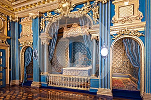 Interior view of Drottningholm palace at Stockholm, Sweden
