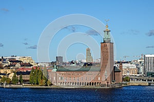 The Stockholm City Hall in Swedish: Stockholms stadshus or Stadshuset locally