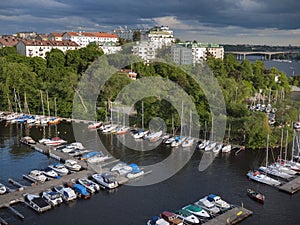 Stockholm Sweden. View of Kungsholmen