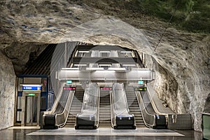 Stockholm Tunnelbana Fridhemsplan Station