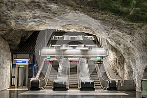 Stockholm Tunnelbana Fridhemsplan Station photo