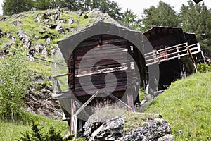 Stockmuhlen mills in Apriach, Hohe Tauern