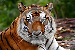 StockPhoto Bengal tigers fierce gaze epitomizes natures raw beauty