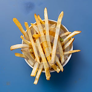 StockPhoto Crunchy deep fried fries adding freshness and texture to any meal