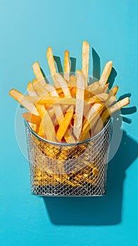 StockPhoto Crunchy deep fried fries adding freshness and texture to any meal