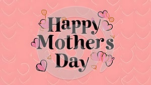 StockPhoto Happy Mothers Day women valentine birthday pastel pink background