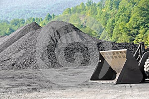 Stockpile of Coal photo