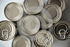 Stockpiling cans due to coronavirus outbreak