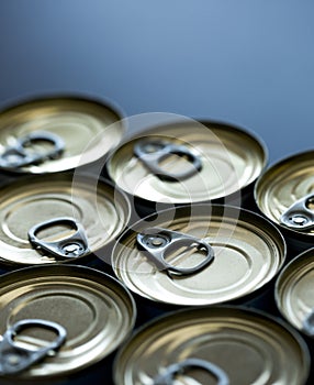 Stockpiling cans due to coronavirus outbreak