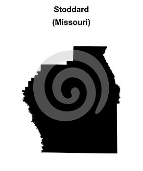Stoddard outline map