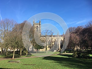 Stoke Minster and the garden photo