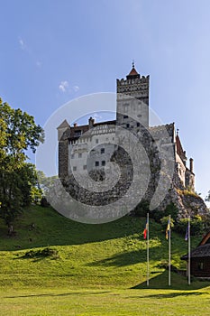 Bran Castle Castelul Bran, medieval stronghold in the Transylvanian Alps is one of RomaniaÃ¢â¬â¢s top tourist attractions