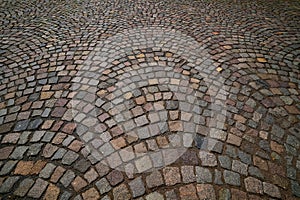 Stolberg cobblestone paving in Harz Germany