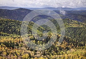 Stolby Nature Sanctuary. Sayan mountains. Russia