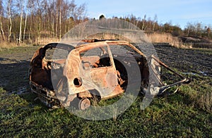 Stolen Burnt Out Car