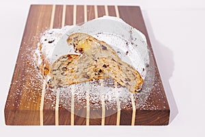 Stollen Bread Baking Walnut Cutting Board Christmas Holiday