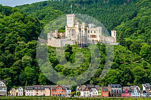 Stolzenfels Castle at Rhine Valley near Koblenz, Germany.