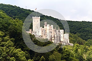 Stolzenfels Castle at the River Rhine