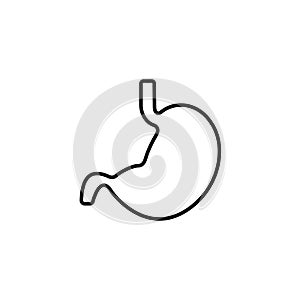 Stomach icon. Vector illustration. Organ icon 