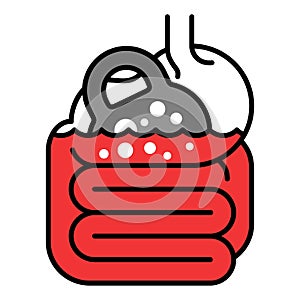 Stomach Indigestion, abdominal fullness icon