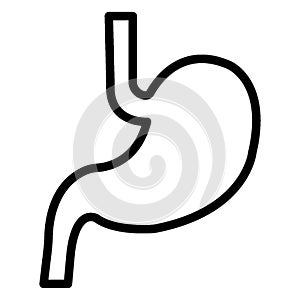 Stomach Isolated Vector icon which can be easily modified or edit