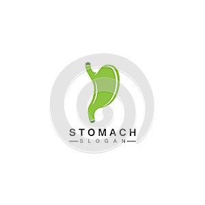 Stomach Logo vector illustration design - creative Gastroenterology Healthy Logo element icon, Stomach healthcare icon vector.