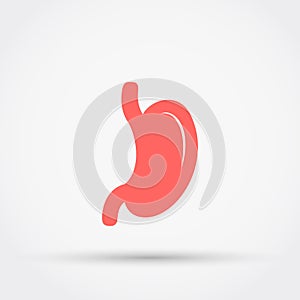 Stomach vector icon.