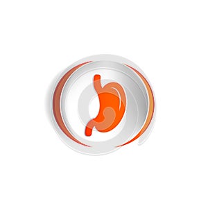 Stomach vector icon.