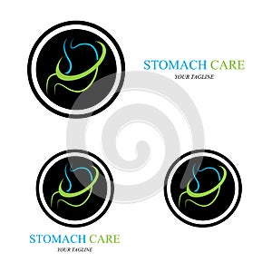 stomache care vector illustration