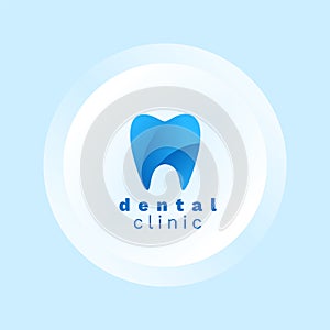 stomatology dental clinic logo enamel template design