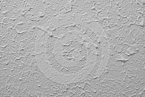 Stomp brush style drywall texture from the 1980s.