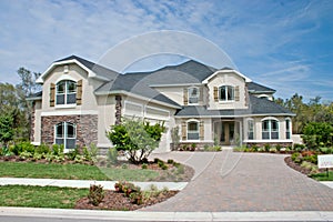 Stone accents new home 12