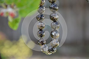 Stone agate bracelet