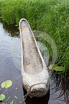 Stone age dugout boat