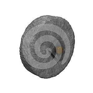 Stone age wheel photo