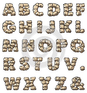 Stone alphabet
