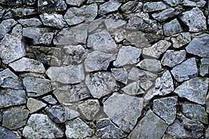 Stone of ancient wall rock pattern background