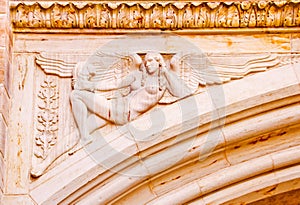 Stone Angel Arch Yale University