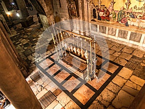 Stone of the Anointing of Jesus in the Holy Sepulchre, the holie