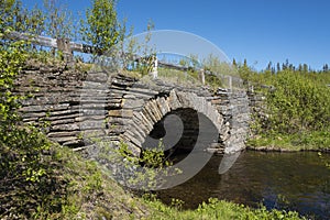 Stone arch bridge Jamtland